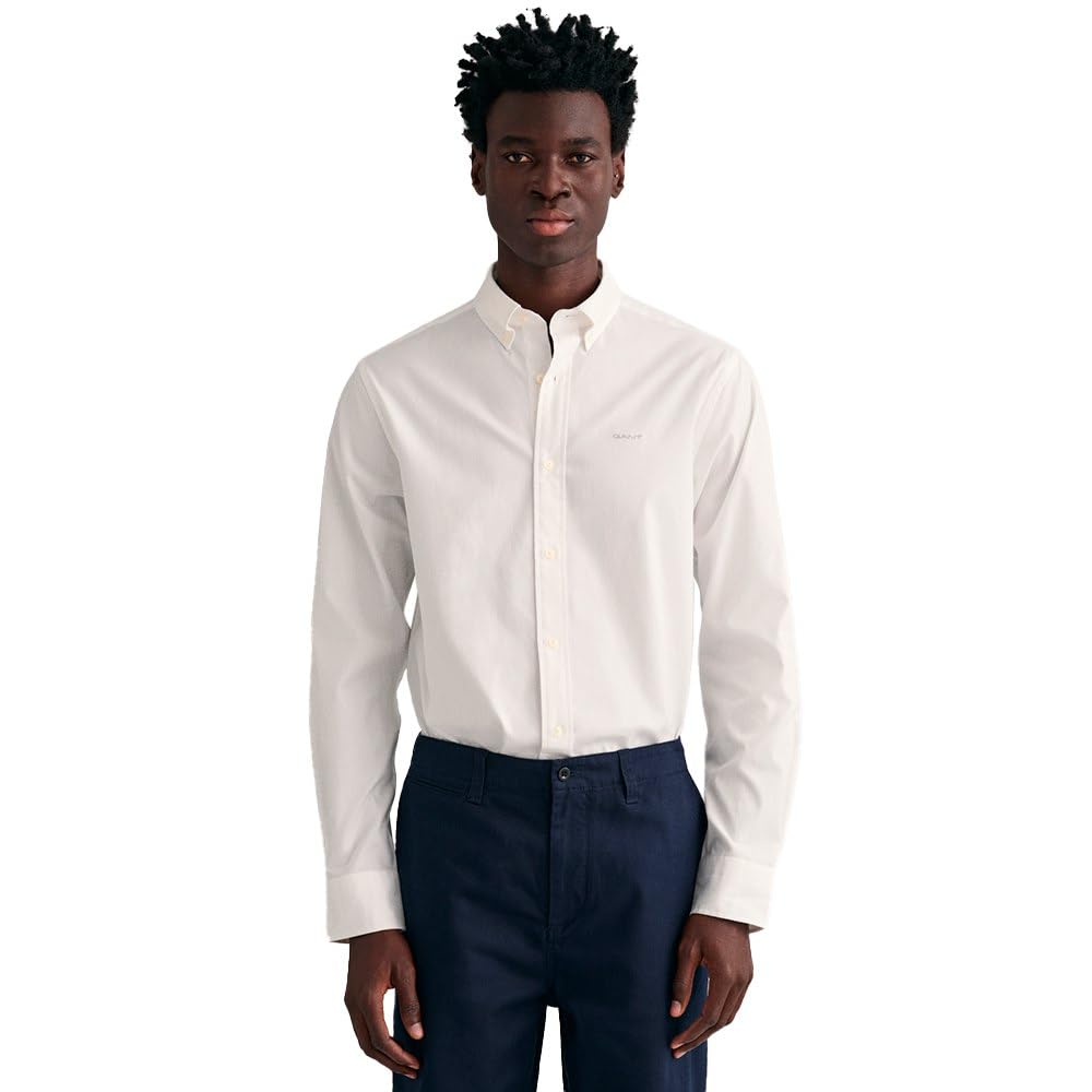 Gant Herren Reg Pinpoint Oxford Shirt Klassisches Hemd (1er Pack)