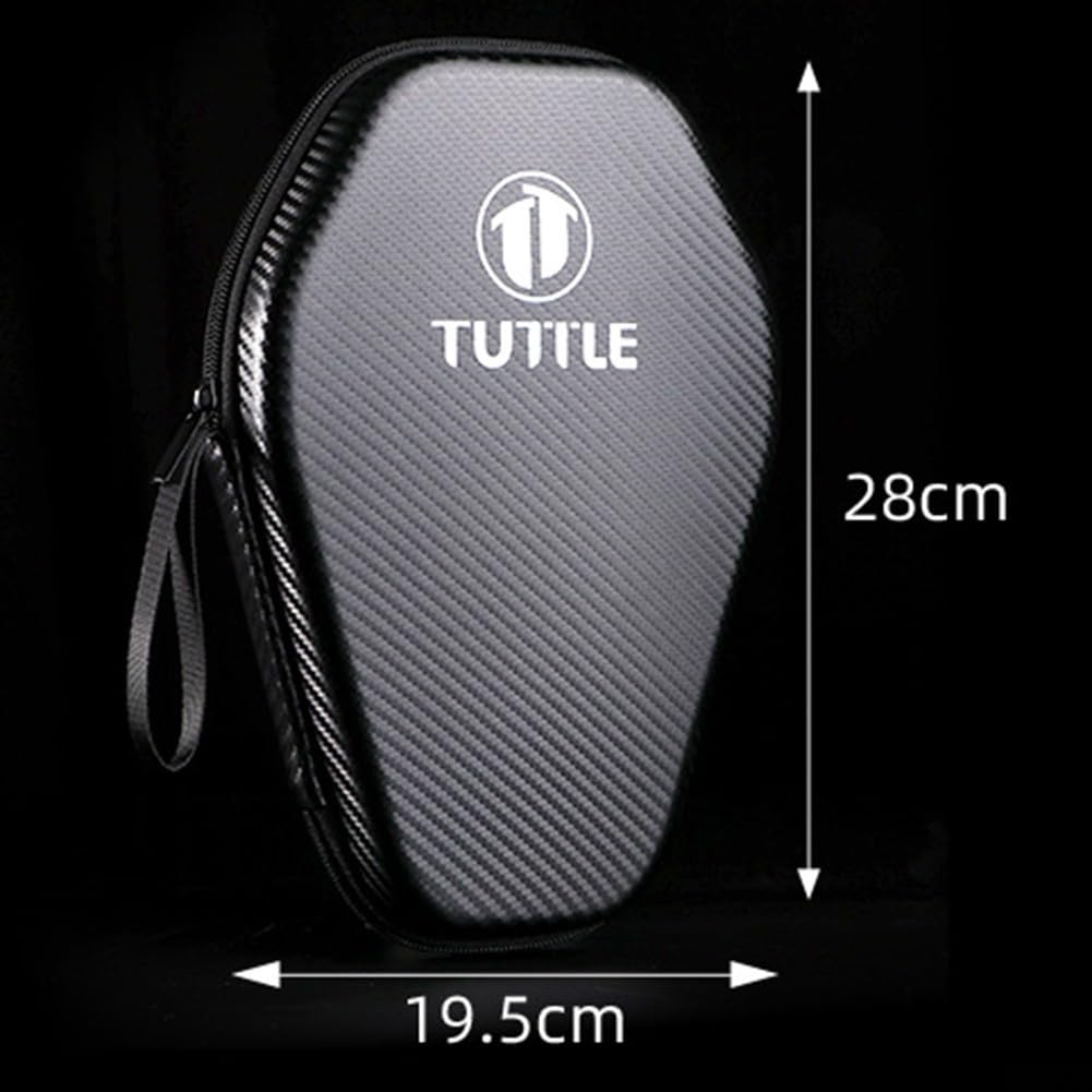 Estuche para raqueta de tenis de mesa, bolsa de paleta de pong, cubierta rígida de EVA, caja de almacenamiento de doble bate, soporte portátil para raquetas, funda deportiva a prueba de