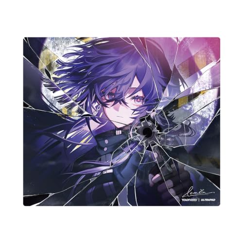 Image of TALONGAMES Glass Gaming Mouse Pad 真夜MAYO, FeatherGlide Coating, Speed Surface, Ultra-Thin 1.5mm, Custom Silicone Base, Ultra-Smooth, Large 490x420mm, High Precision, Tempered AGC Glass (ULTRAPAD, S3)