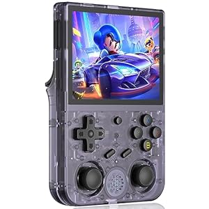 RG353V Retro Handheld Game with Dual OS Android 11 and Linux,RG353V with 64G TF Card Pre-Installed 4452 Games Supports 5G WiFi 4.2 Bluetooth Online Fighting,Streaming and HDMI