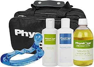 Physique Massage Starter Pack, Lightly Oiled Lotion, Therapeutic Oil, Arnica Gel and Thumb Tool for Massage and Physiotherapy (Starter Pack)