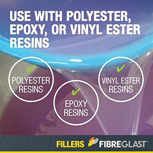 Image of Fibre Glast Fiberglass Microspheres - Bond Putty & Whipped Filler Paste for Surface Repairs - Car, Auto, Boat & Forged Parts - Mix with Epoxy, Vinyl Ester, or Polyester Resin, Dries Clear, 4 Oz