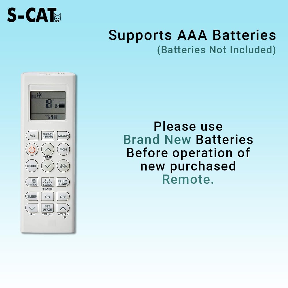 LG AC Remote Replacement - S-CAT Himalaya Cool -3 LG AC Remote Replacement - S-CAT Himalaya Cool -3