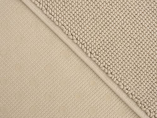 Cotton Paradise rutschfeste Badematten für Badezimmer, 100% Baumwolle, 50,8 x 86,4 cm, weich, saugfähig, schnell trocknend… – Ansicht 5