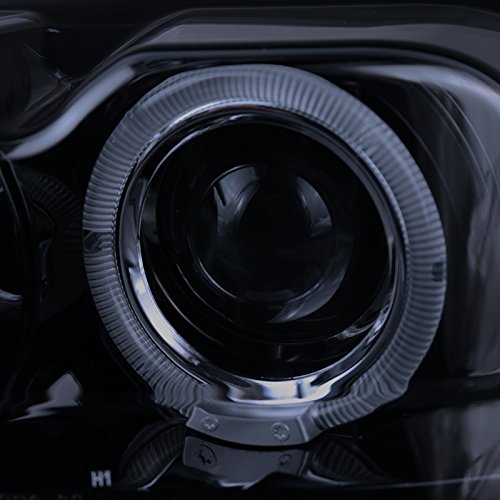 Spec-D Tuning 2Lhp-Mst99G-Tm Ford Mustang Glossy Black Halo Led Projector Headlights #TOP5