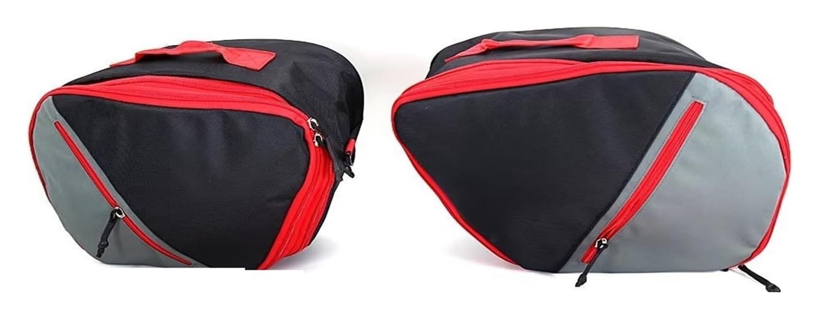 Moto Paraurti Borsa per Tracer 9 per 900 per GT Moto Bagaglio Nero Fodera Interna Espandibile Borsa Porta Attrezzi da Sella Valigie(Red)