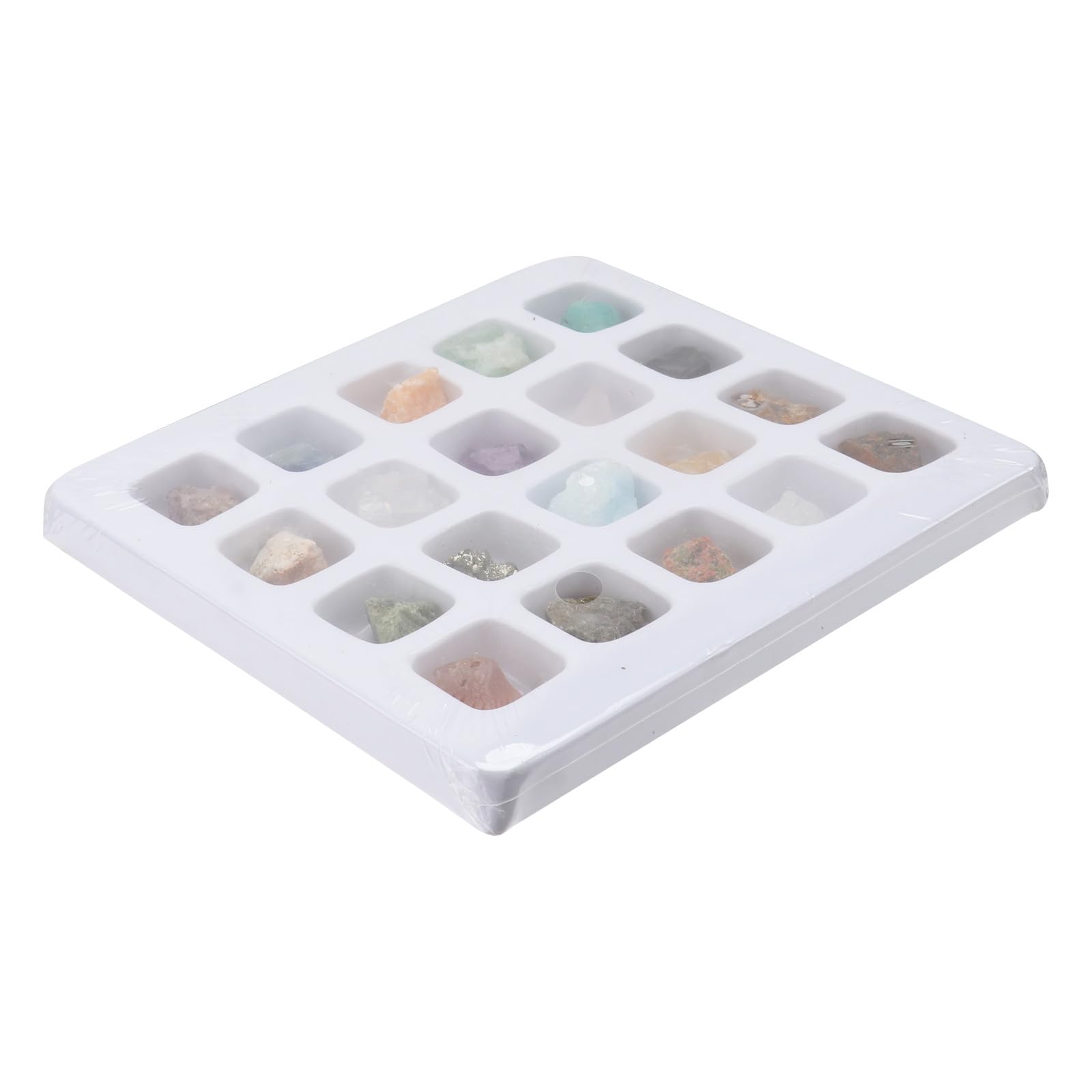 Caja de Especímenes de Mineral 20 Piezas, Piedra, Juego Científico