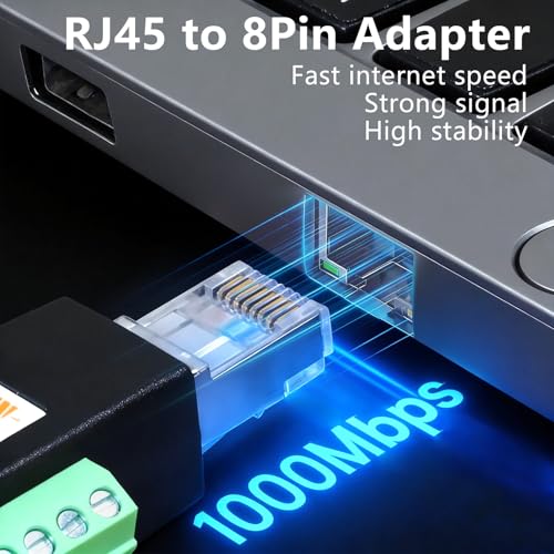 Conector terminal de tornillo RJ45 para solucionar roturas de cables en DVR y CCTV 4
