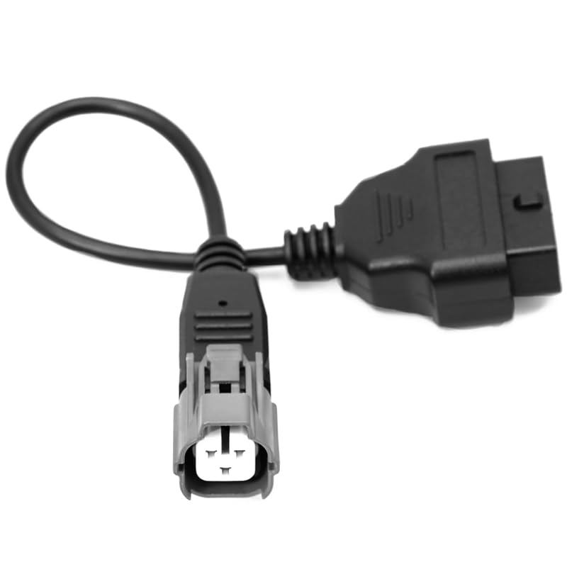 Cabo adaptador de diagnóstico OBD2 OBDII para motocicleta e Yamaha Jet-Boat, 16 pinos para 3 pinos, Goliton