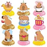 Capybara Birthday Party Decorations Supplies - Capybara Honeycomb Table Centerpiece Decorations, Happy Cappy Birthday Party Supplies, Capibara Party Table Decor, Baby Shower Centerpieces for Tables