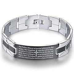 cross middle, black silver, 7.9 inch