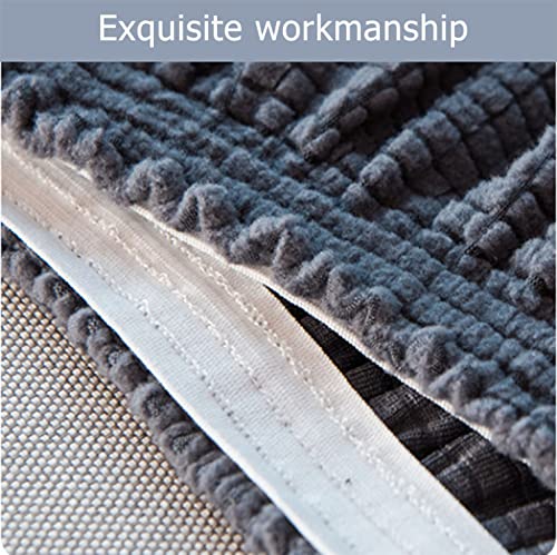 Housse de canapé 3 places bleu clair super extensible lavable - 5