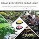 DAZZTIME Lotus Laterne,2 Stück Schwimmende Lotuslichter,Solarlampen für Außen,Solar Lotusblüte,Schwimmende Teichdeko,Nachtlampe Lotusblüte Lotusblatt Teichlicht,für Garten Hof,Schwimmbad
