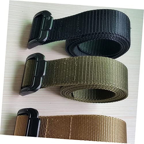 BESPORTBLE Men's Nylon Belt Comfortable Green Outdoor Sports Belt for Climbing Running Hunting Durable and Stylish Design for Men4