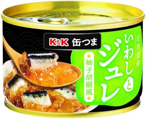 （05:30時点） 国分グループ本社 K&K 缶つま 北海道産いわしとジュレ 柚子胡椒風 150g×6個