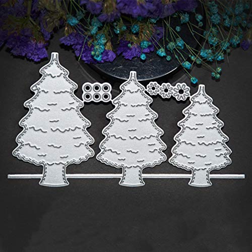 Corte de metal de Natal morre Árvore de Natal Gatos bonitos Forma Corte Die para crianças DIY Cartão
