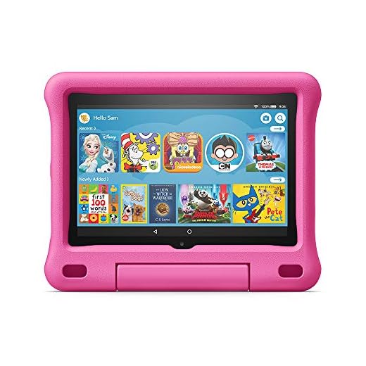 Amazon Kid-Proof Case for Fire HD 8 tablet (Only compatible with 10th generation tablet, 2020 release) Pink
