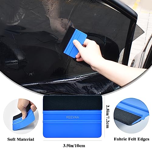 Reevaa Window Tint Kit Car Window Tint Tools Application Kit Tint Kit For Car With Waist Bag Spray Bottle Window Tint Squeegee For Window Tinting,Vinyl Wrapping Vehicle Glass Protective Film #TOP4