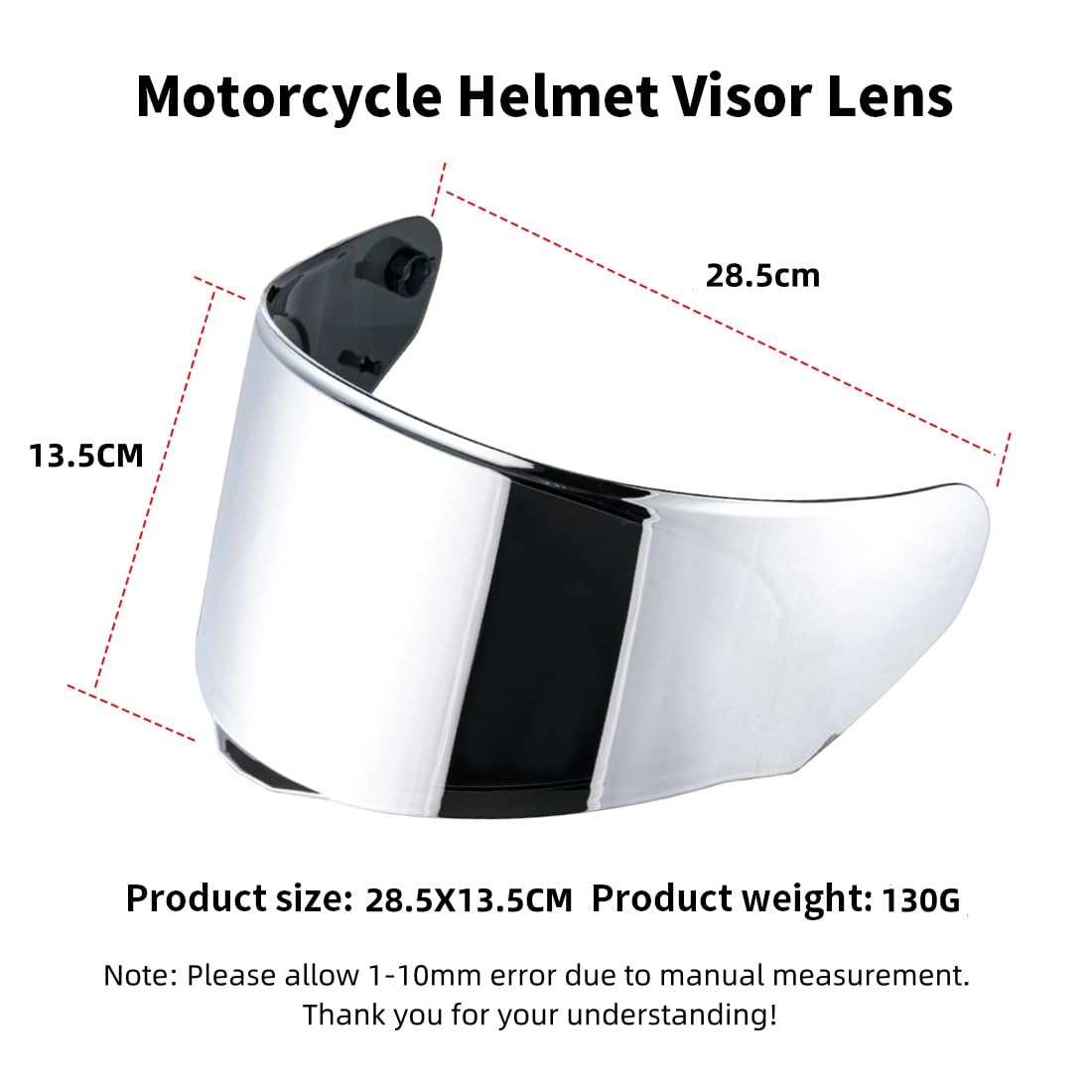 VCOROS Wizjer do kasku FF328/FF353/FF800 kask motocyklowy wizjer