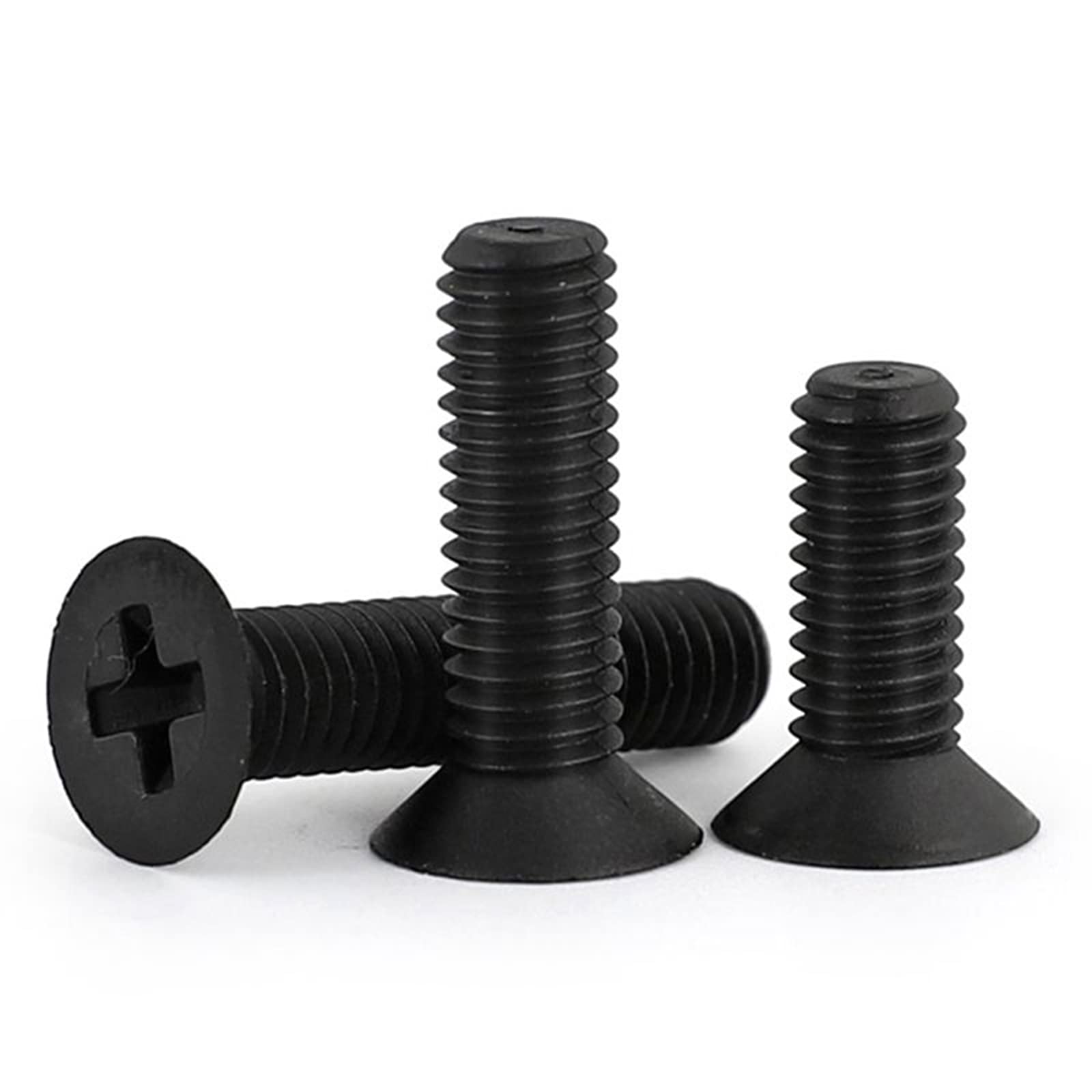 Kit Viti E Dadi Esagonali In Nylon Nero &ndash; M3 M4 M5 M6 M8 M10 M12 &ndash; Con Rondelle Piatte
