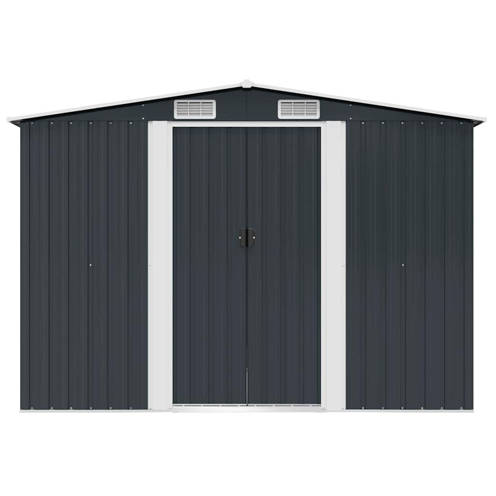Caseta Jardín Acero Galvanizado 257x205x178 cm