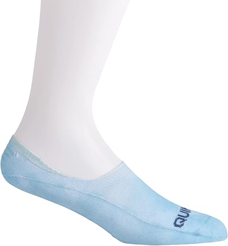 Miniatura 3 de Quiksilver Paquete de 5 calcetines florales invisibles para hombre, gris claro jaspeado, 1013