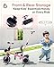 KRIDDO 2-in-1 Tricycle for Toddlers 1.5-5 Years, Push Tricycle with Parent Steering Detachable Handle, 9-Stage Adjustable Handlebar, Toddler Trike with Safety Belt, Clutch Pedals & Dual Basket, Pink
