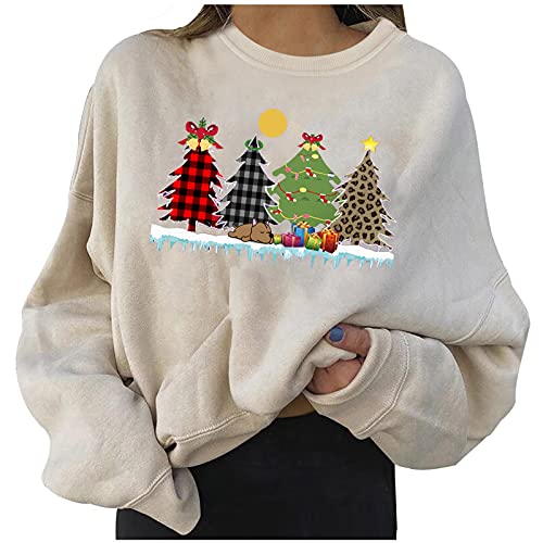 Flannel Shirts for Women Oversized,Workout Tops for Women Long Sleeve Plus Size Dressy Sweaters Blouse Girls Sweatshirts Sexy Cute Hoodies Plus Size Flannel Shirts for Women Beige