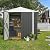 Flamaker 6x8 FT Storage Shed Waterproof Metal Garden Shed with Lockable Door Utility Tool Shed Outdoor Storage for Backyard, Patio and Lawn, Grey