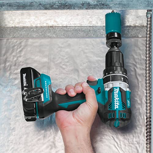 Makita Xph12R 18V Lxt Lithium-Ion Compact Brushless Cordless 1/2" Hammer Driver-Drill Kit (2.0Ah), #TOP6