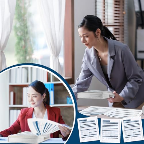 Faccito 35 Pcs Confidential Employee Record Folder Bulk Employee File Folders 9.5 x 11.5'' Payroll Record Book Personnel File Organizer for Manager Company Office Supplies Hr Staff Management by Faccito - Image 6