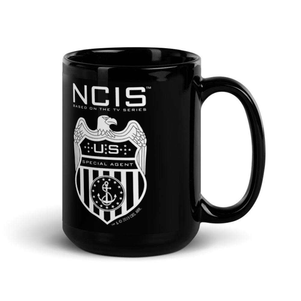 Amazon.com: CBS NCIS Special Agent Badge 15 oz Black Mug