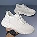 WUBENHUANSHOE Spring 2025 Men's Fashion Outdoor Sports Casual Shoes Anti-Slip Wear-Resistant Mountain Climbing Work Shoes Versatile Comfortable (White,6)