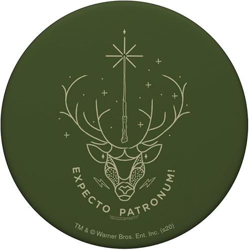 Miniatura 3 de Harry Potter Expecto Patronum! PopSockets agarre y soporte para teléfonos y tabletas, Negro