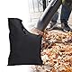 Fangsack Laubsauger, Laubsauger Fangsack für Elektro, Schwarz Auffangsack Laubsaugerbeutel Beutel mit Reißverschluss für Garten