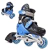 New-Bounce Adjustable Inline Skates for Girls and Boys – for Kids, Teens, and Young Adults Outdoor Roller Skates for Boys Ages 8-12 for Beginners & Advanced | Blue New-Bounce Adjustable Inline Skates for Girls and Boys – for Kids, Teens, and Young Adults Outdoor Roller Skates for Boys Ages 8-12 for Beginners & Advanced | Blue
