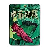 Jujutsu Kaisen Sukuna Finger Microplush Throw Blanket | Soft Polyester Cover for Sofa, Bed | 45 x 60 Inches