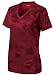 Joe's USA(tm) - Ladies CamoHex V-Neck All Sport Moisture Wicking Shirts-S