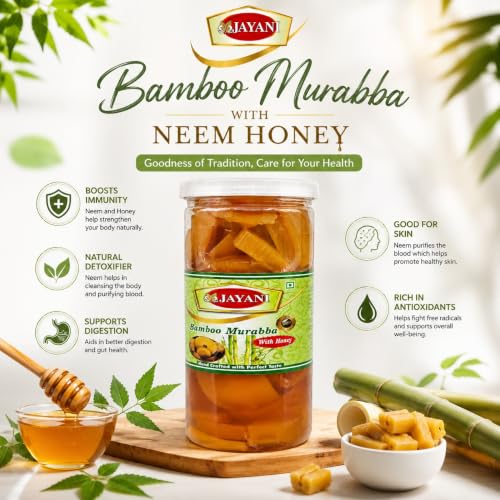 Image of Jayani Bamboo Murabba with Natural honey | Bans Ka Murabba | 800g