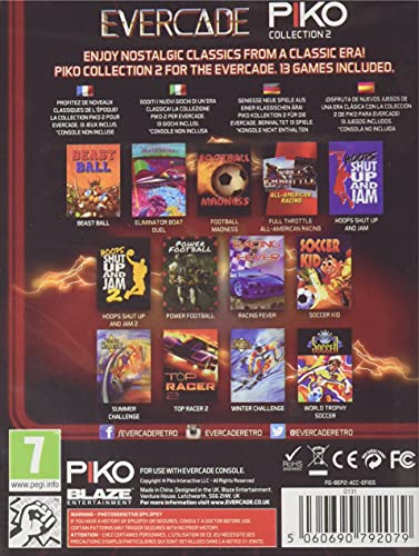 Evercade Game Cartridge Piko Collection 2 N°16 13 Jeux Console Retro - vue 3