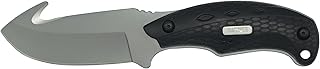 Old Timer 2143OT Gut Hook Copperhead 8.1in S.S. Full Tang Fixed Blade Knife with 3.7in Drop Point and Rubber Handle for Outdoor, Hunting and Camping - Old Timer
