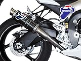 termignoni exhaust ducati hypermotard 939 HOMOLOGIERT/NICHT KATALYSIERT GSX R 1000 2009-2011 AUSPUFF TERMIGNONI EXHAUST ROUND CARBON EDELSTAHL