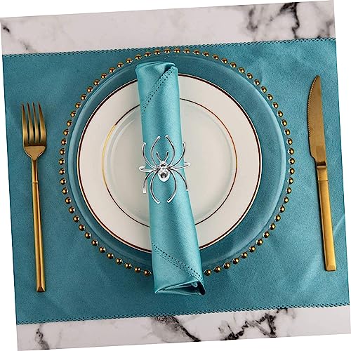 NOLITOY 6 Pçs Porta-Guardanapos Para Mesas Decorações De Casamento Preto Adornos Para Mesa De Anéis