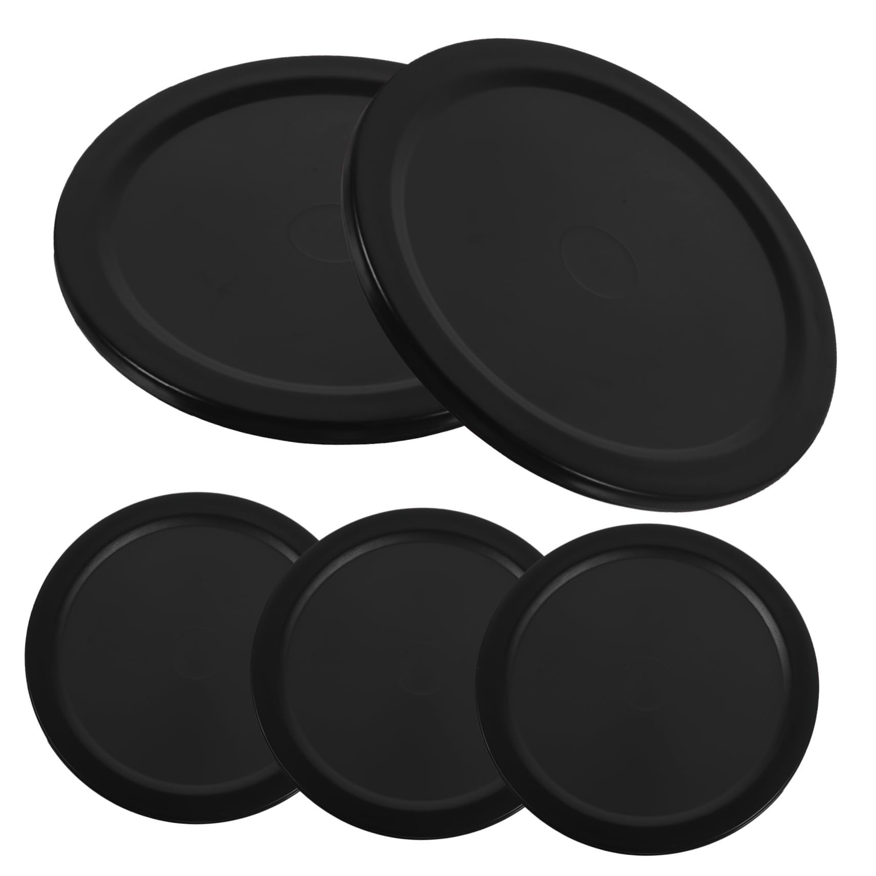 HEALEEP 5pcs Air Hockey Pucks Plastic Hockey for Game Table Accessories Smooth Sliding for Exciting Gameplay for Carnivals Game Rooms