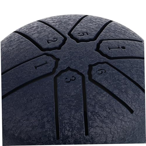 Mini Tambor Steel Tongue Drum Azul portátil miniatura 3