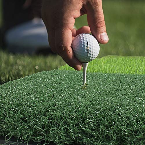 Asgens-Alfombra-de-Bateo-de-Golf-Tri-Turf-Alfombrilla-de-Goma-para-Practica-de-Golf-Basica-para-Montar-Ayuda-de-Entrenamiento-Portatil-para-Golfistas64-x-41cm