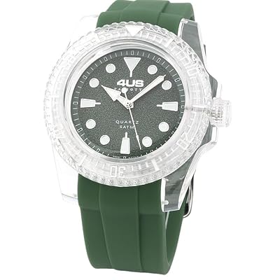 GIOIELLERIA Orologio solo tempo uomo Cesare Paciotti t4st369 con cinturino in silicone verde