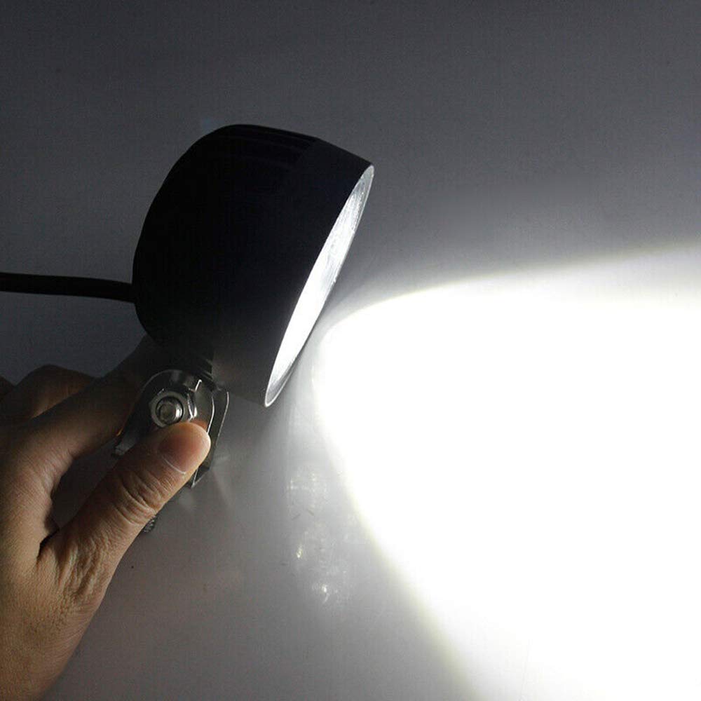 Faretto da lavoro da 24 W antiurto LED 6000 K Fendinebbia da 5 pollici Lampada da lavoro ovale per trattori fuoristrada Fascio di inondazione 12 V 24 V 1 paio