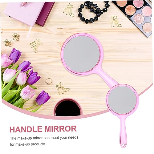 Espejos de maquillaje de mano con luz 3 piezas miniatura 5