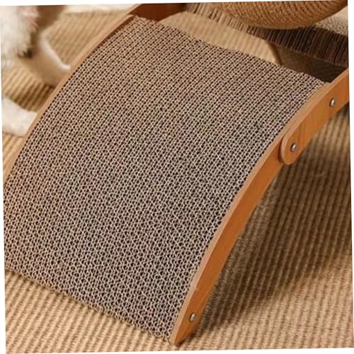 Planche à gratter pour chats d'intérieur en bois pour protéger vos canapés et tapis de salon